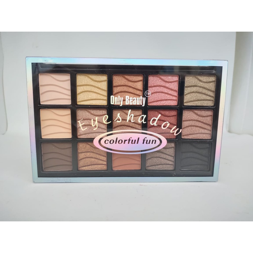 EYESHADOW ONLY BEAUTY 15 Colors Eyeshadow Palette Bright Lux&amp;Neturals&amp;Twilight&amp;Tropical