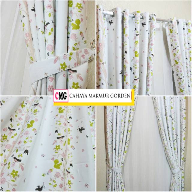 GORDEN BLACKOUT MOTIF BURUNG #GORDYN#HORDENG#KORDEN#TIRAI& GORDEN#GORDEN JENDELA#GORDEN RUMAH