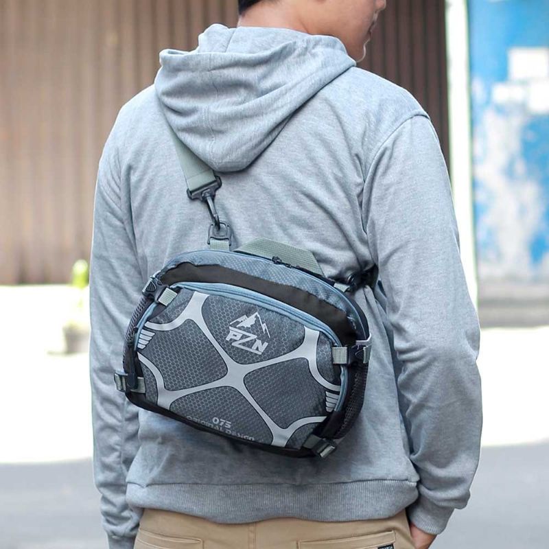 New - Tas Selempang Pria Terbaru | Waistbag Tas Selempang Distro Milenial Style Keren Tourer Shoulder Bag