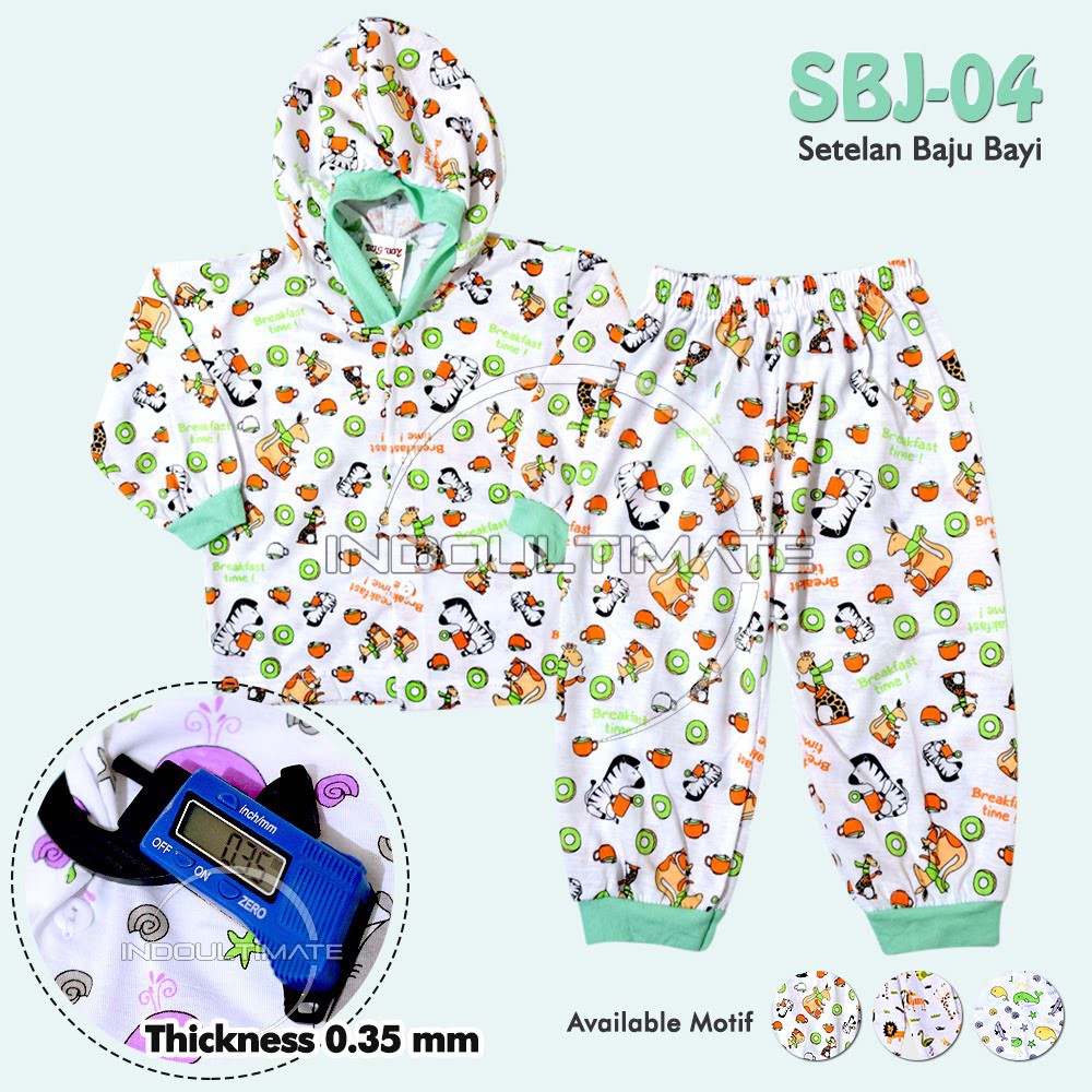 Baju Bayi/ Baju Tidur Bayi/ Baju Lengan Panjang/ Pakaian Anak/ Baju Harian Anak/ SBJ-04 MOTIF RANDOM