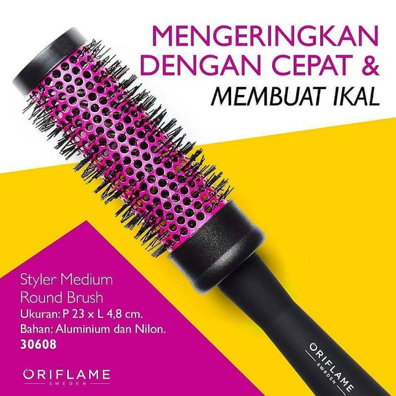 Styler Brush Cushion/Vent/Wide Tooth Comb/Detangle/Teasing/Medium Round/Big Round Brush/Brush Cleaner