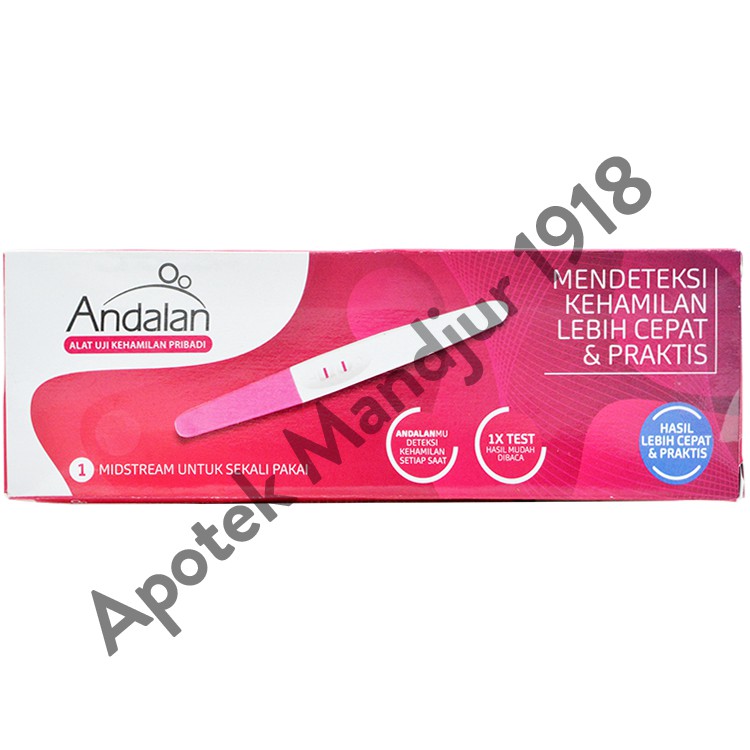 Andalan Pregnancy Test Midstream - Alat Tes Kehamilan Pribadi-1