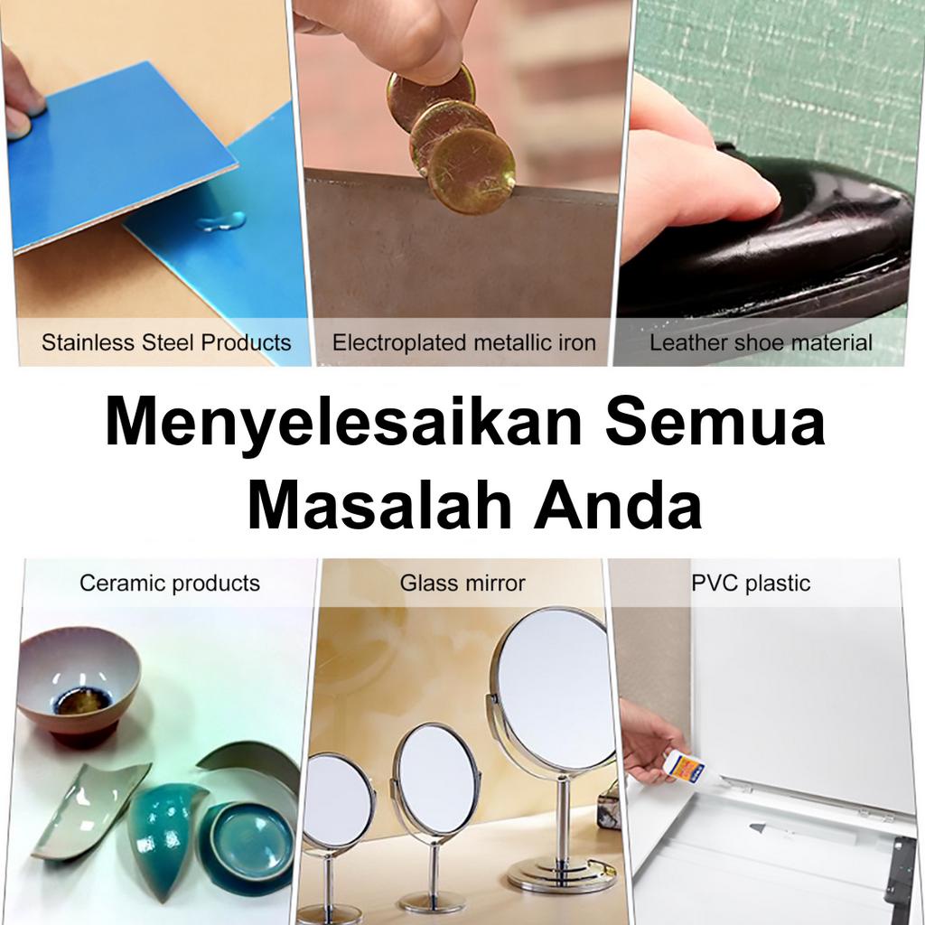 

RB [BISA Cod] X2000 Lem X2000 Super Glue Serbaguna Kuat Cairan Perekat Instant Tahan Air Lem Super