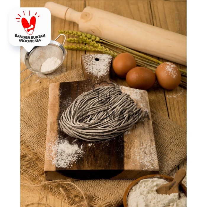 

pasta-aneka- handmade artisan pasta - squid ink pasta 400g -aneka-pasta.