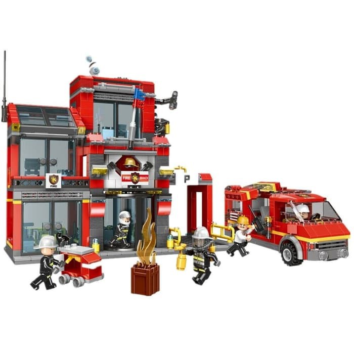 MAINAN BRICK XINGBAO XB14006 FIRE FIGHTING.