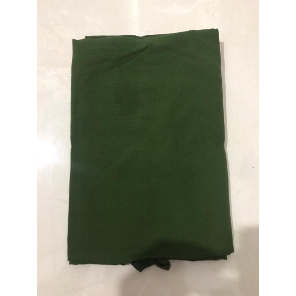 HIJAB INSTAN BERGO MARYAM WOLFIS (L)/KERUDUNG MARYAM/JILBAB MARYAM/HIJAB TALI-Hijo Army
