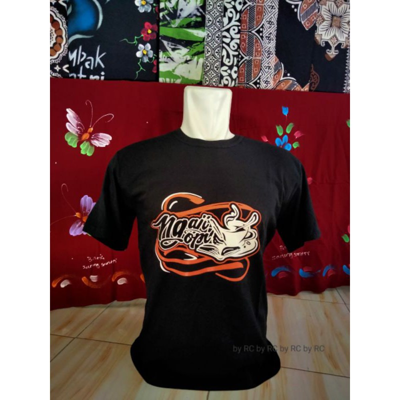 (PROMOSI) KAOS SANTRI AZAHIR,NU,NGOPI NGAJI- BAHAN KATUN-  SETARA DISTRO