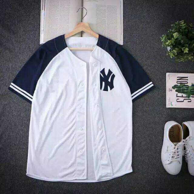 JERSEY BASEBALL NY yankees pria wanita sporty