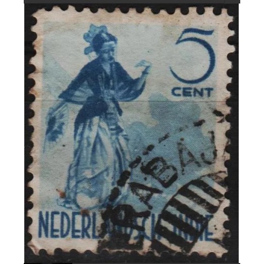

Perangko Filateli L102 Netherlands Indies FU 1v 1941-1945 Local Dancer 1nd Series