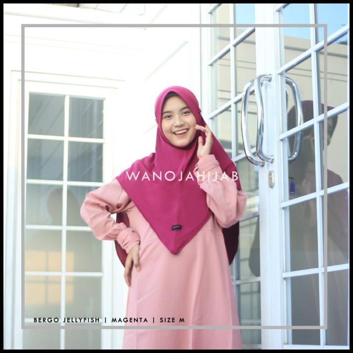 Bergo Jellyfish Size M By Wanoja - Bergo Tali Pet Wanoja