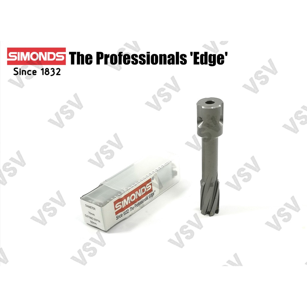 SIMONDS Annular Cutter 16mm Mata Bor Jet Broach Holesaw Bor Magnet