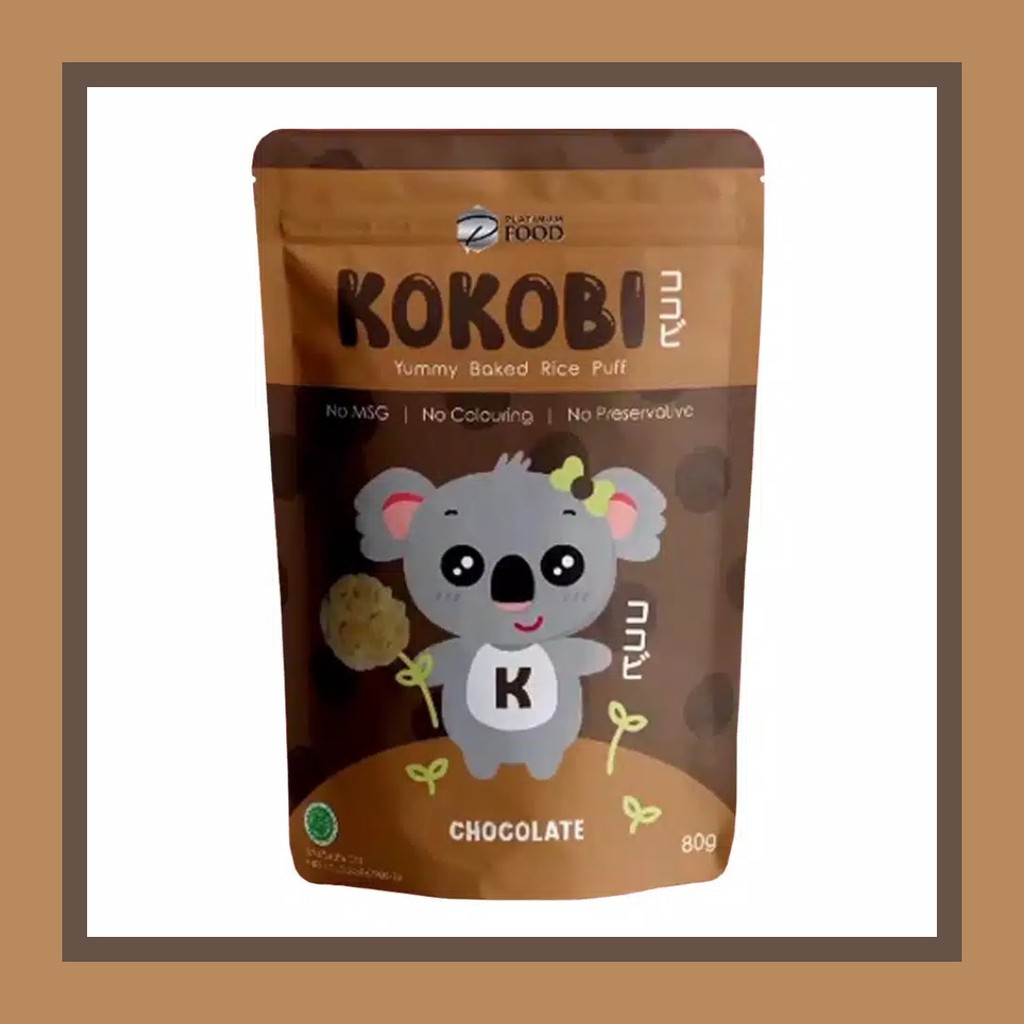 

MAKANAN BAYI | CEMILAN BAYI KOKOBI Yummy Baked Rice Puff Snack Makanan Ringan Chocolate Cokelat 80g