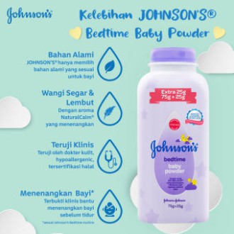 Johnson's Baby Powder 100gr / 75 +25 gr bedak Bayi Johnson Johnsons