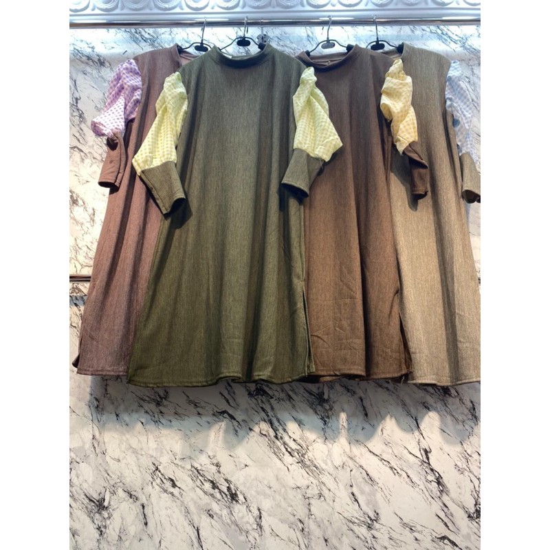 long tunik super premium rajut Import