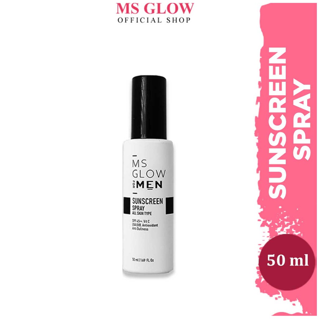 MS Glow For Men Suncreen Spray - 1 Item