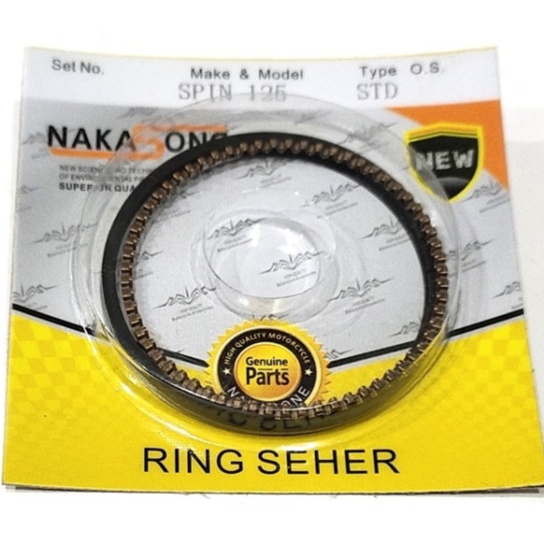 RSPS RING SEHER SPIN 125 RING SEHER STANDAR SPIN 125 RING PISTON SPIN NKSN