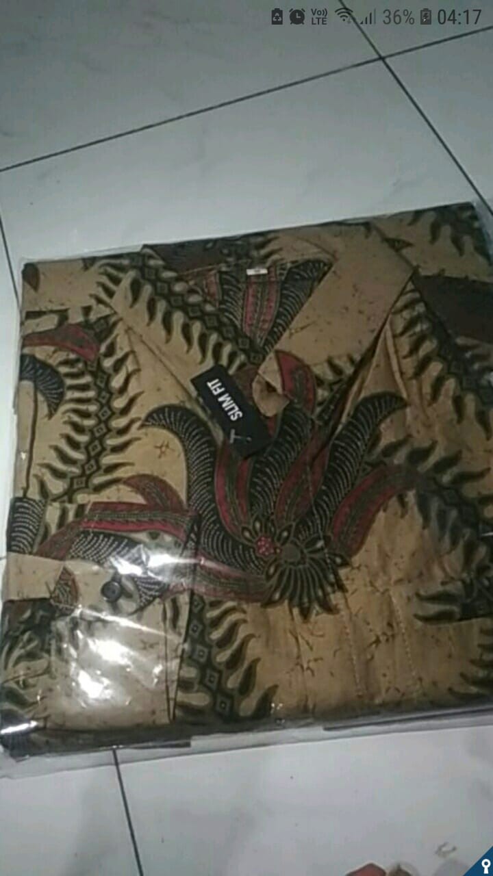 Cod Kemeja Batik Lengan Panjang Seragam Batik Pekalongan Batik Kondangan