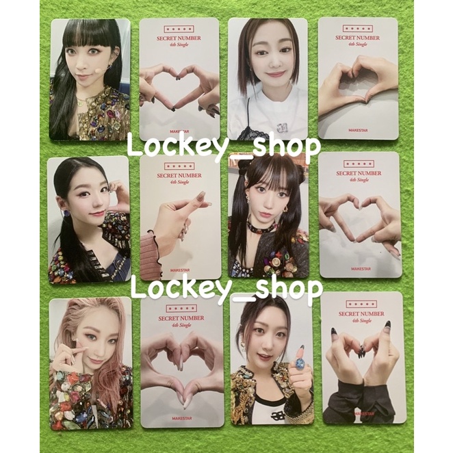 Photocard Exclusive Benefit Makestar R3 Secret Number Doomchita Ready Stock