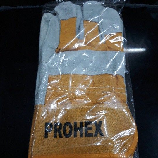 SARUNG TANGAN KOMBINASI KULIT LAS PROHEX / WELDING LEATHER GLOVE