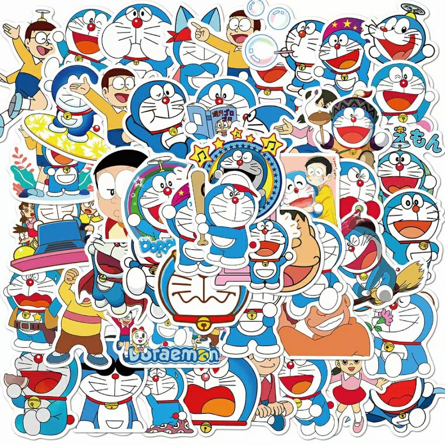 DOR001 – Sticker / Stiker Anime Manga Jepang Doraemon Nobita