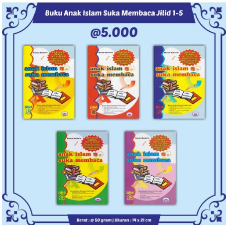 Promo Buku Anak Buku Anak Islam Suka Membaca per jilid