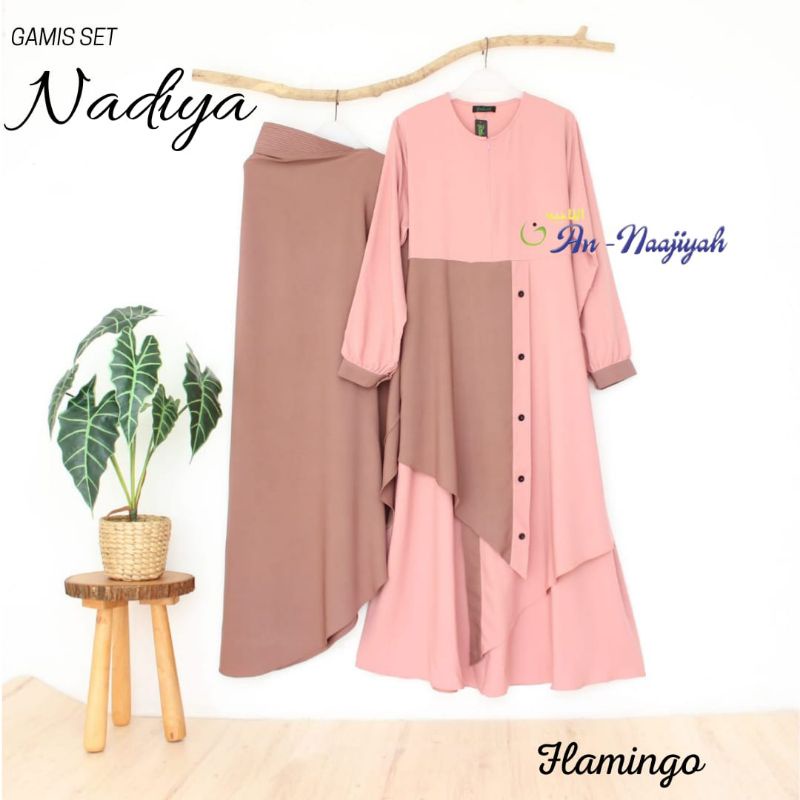 GAMIS SYARI  NADIYA MUMTAZ HIJAB MURAH TERLARIS GAMIS SET TORINO