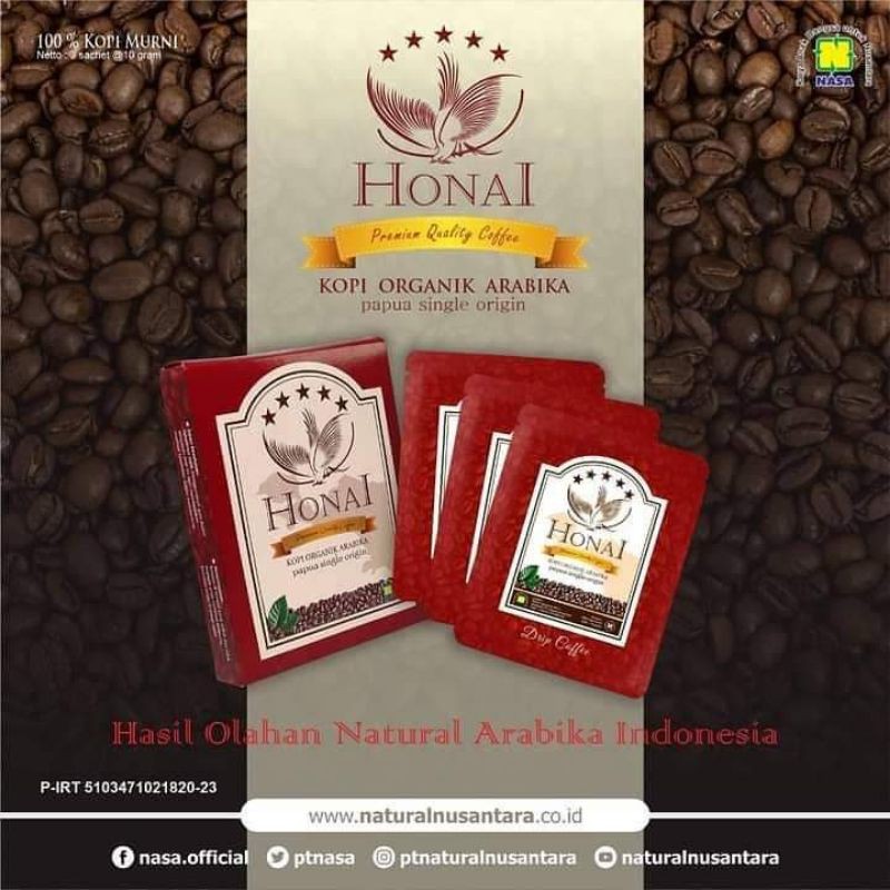 

KOPI HONAI NASA KOPI ARABIKA PAPUA KUALITAS PREMIUM MENYEHATKAN BADAN