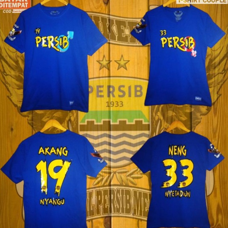 kaos couple persib akang neng oroginal