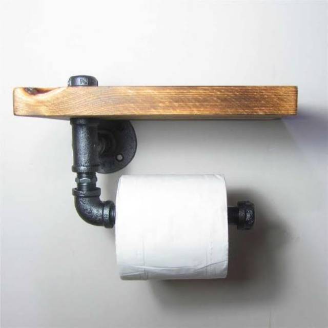 Rak dinding pipa industrial