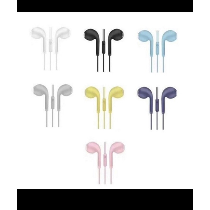 HEADSET MACARON U19 SUPER BASS BANYAK WARNA // HANSFREE MACARON U19  - BD