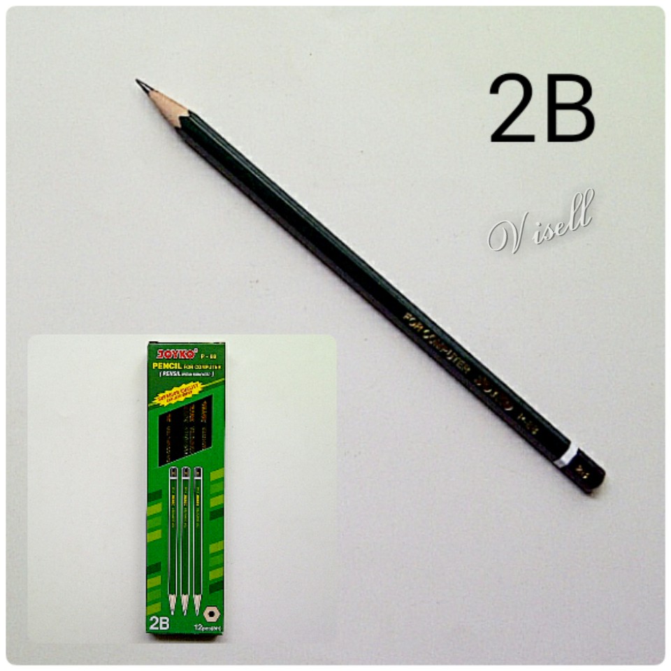 

Pensil Kayu - Hitam 2B