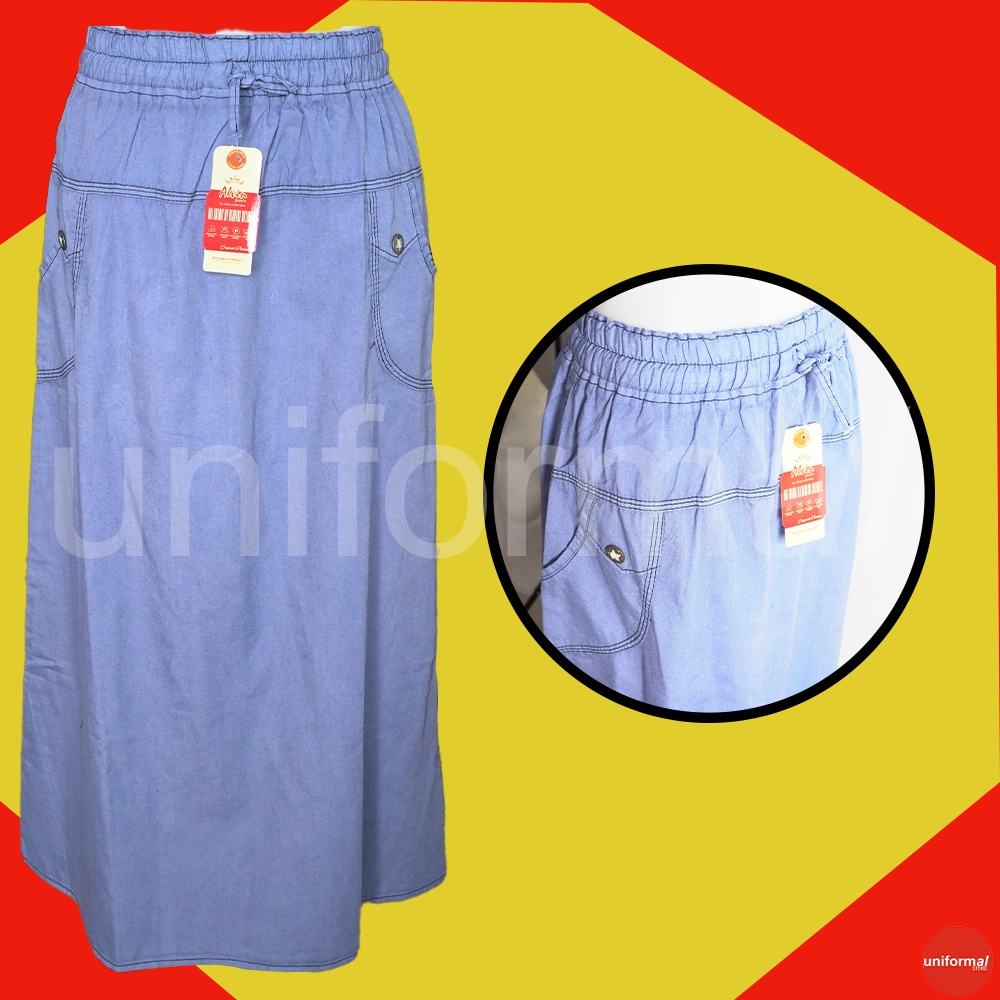 Rok Jeans Wanita Premium Quality