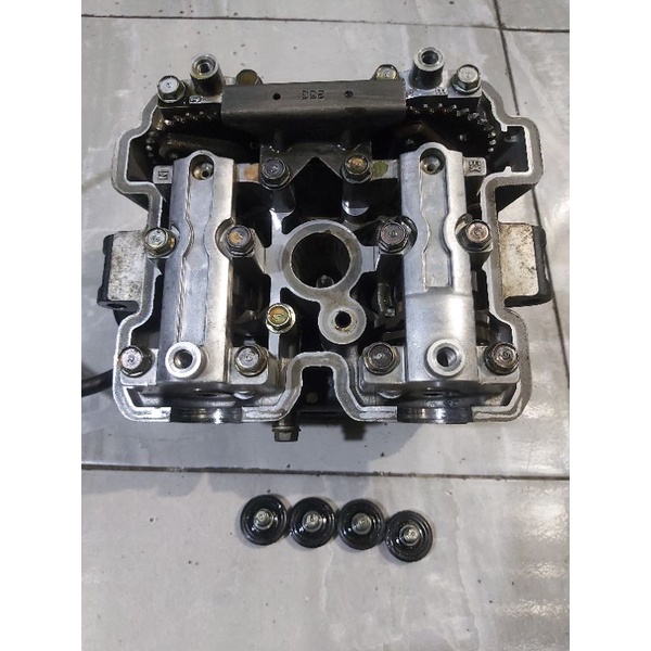 head kop full isi satria fu carbu / deksel komplit