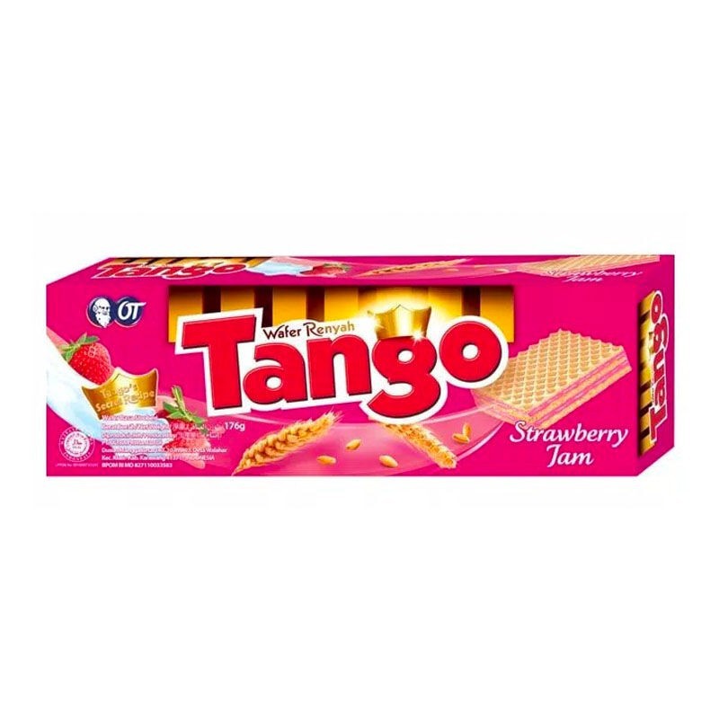 

Tango Wafer Strawberry Jam Biskuit Wafer 176gr