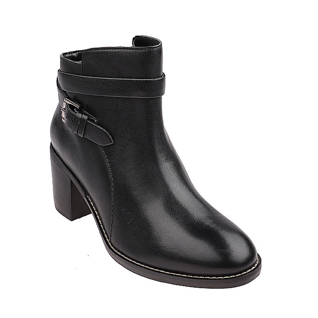 Hush Puppies Sepatu Boots Wanita Hannah Strap Boot Black