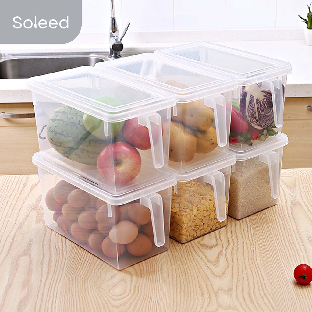 KOTAK KONTAINER KULKAS ORGANIZER BOX KITCHEN STORAGE BOX XL-049