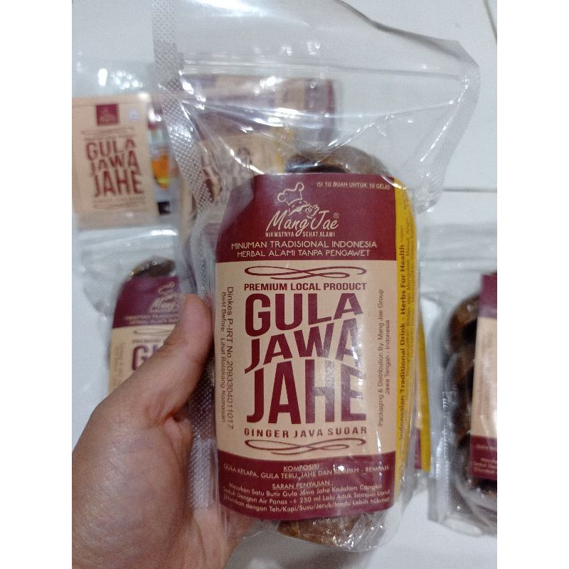 

Gula jawa jahe mang jae