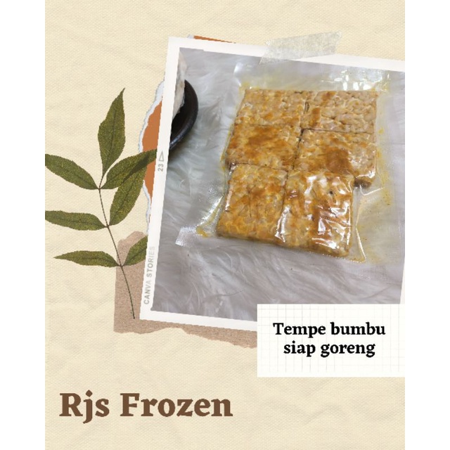 

tempe bumbu kuning siap goreng