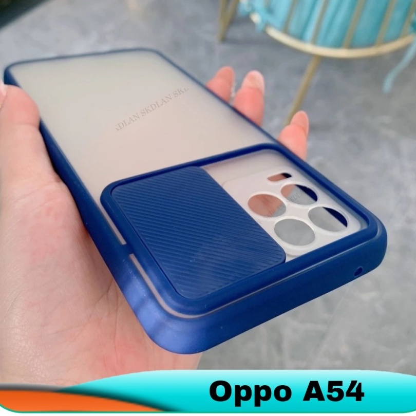 OPPO A54 A53 A33 CASE SLIDE CAMERA, CASING COVER SLIDING KAMERA, DOFF FUZE COLOUR HARDCASE