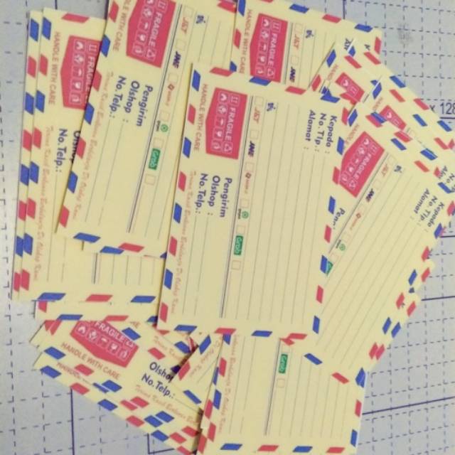 

Cetak sticker label pengiriman