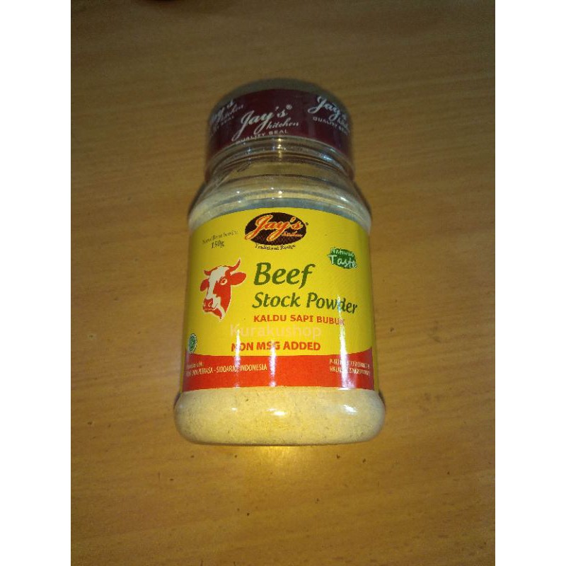 

KALDU SAPI BUBUK JAYS BEEF STOCK POWDER 150 GRAM NON MSG