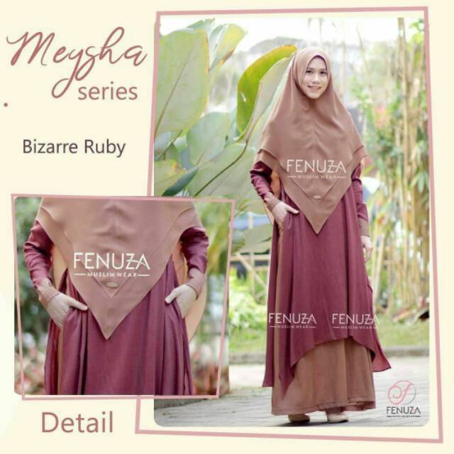 Meysha dress/gamis syari/fashion muslim/fenuza