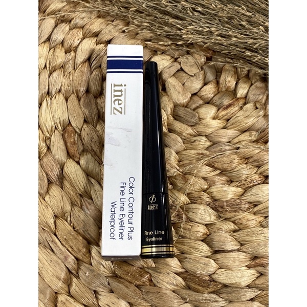 eyeliner kuas inez waterproof/fine line eyeliner waterproof