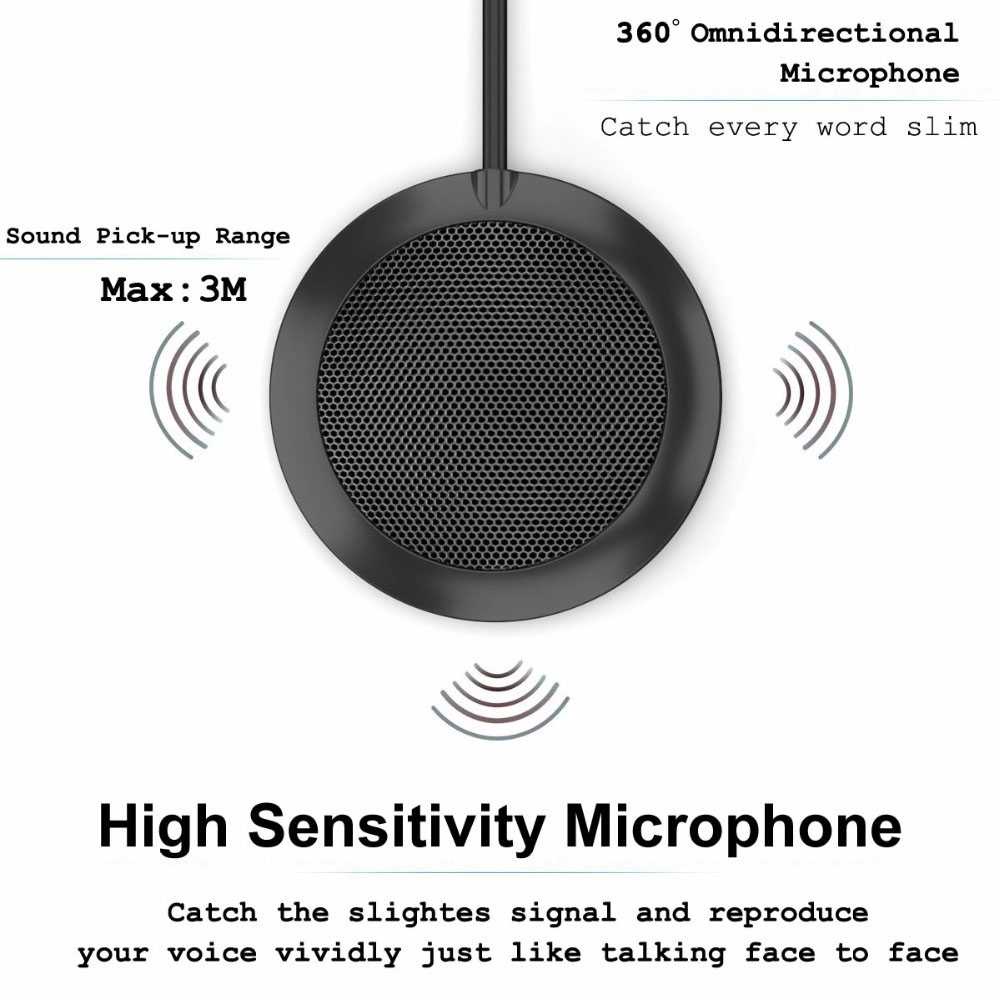 TaffSTUDIO 360 Degree Microphone Table Conference Zoom - iTalk-02