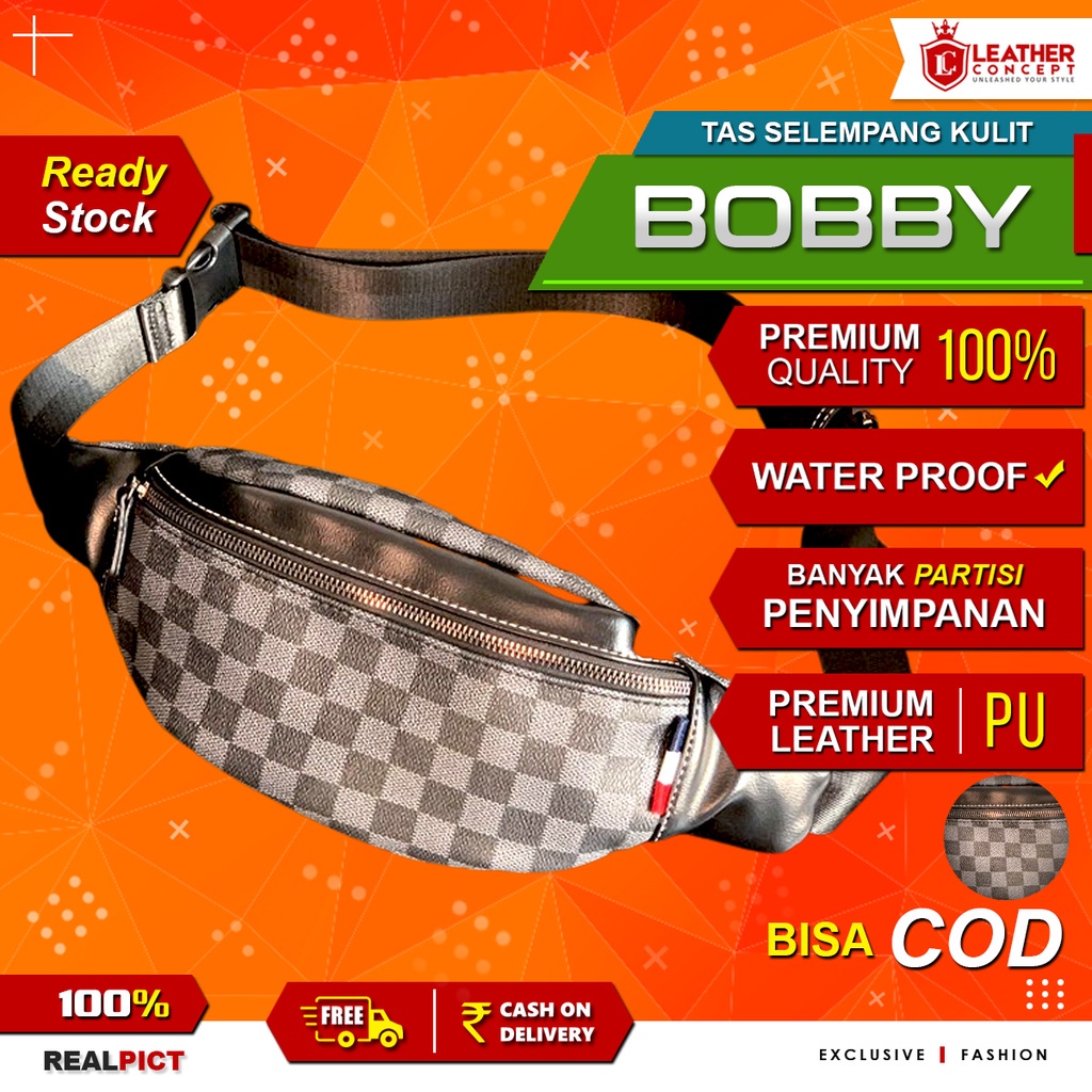 Tas Selempang Formal Kain Keren Outdoor Style Kanvas X4G6 Motif Multifungsi Mini Jumbo Tahan Air Ori