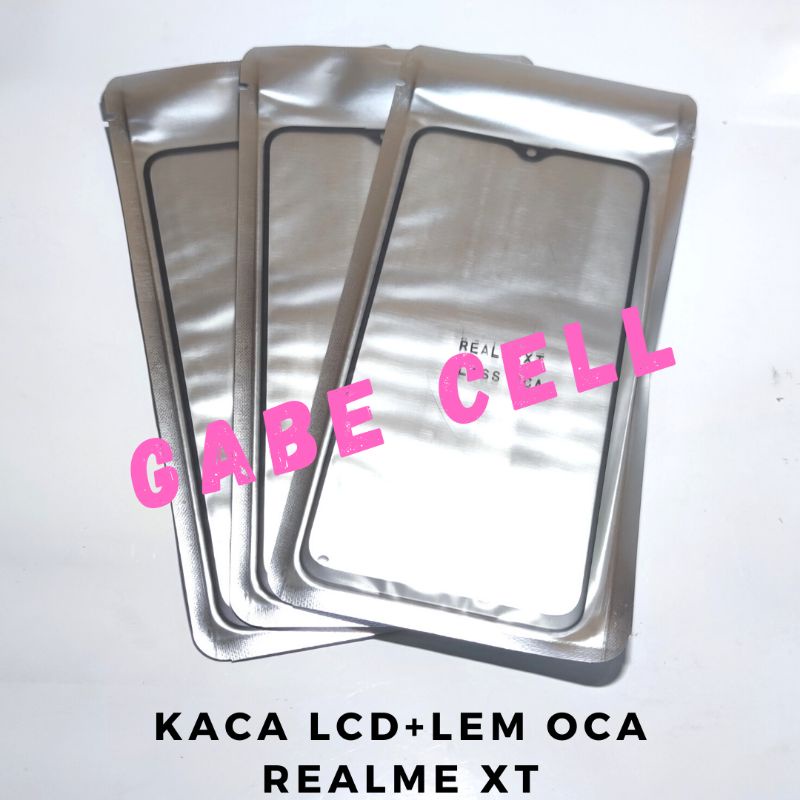 KACA DEPAN LCD+LEM OCA REALME XT