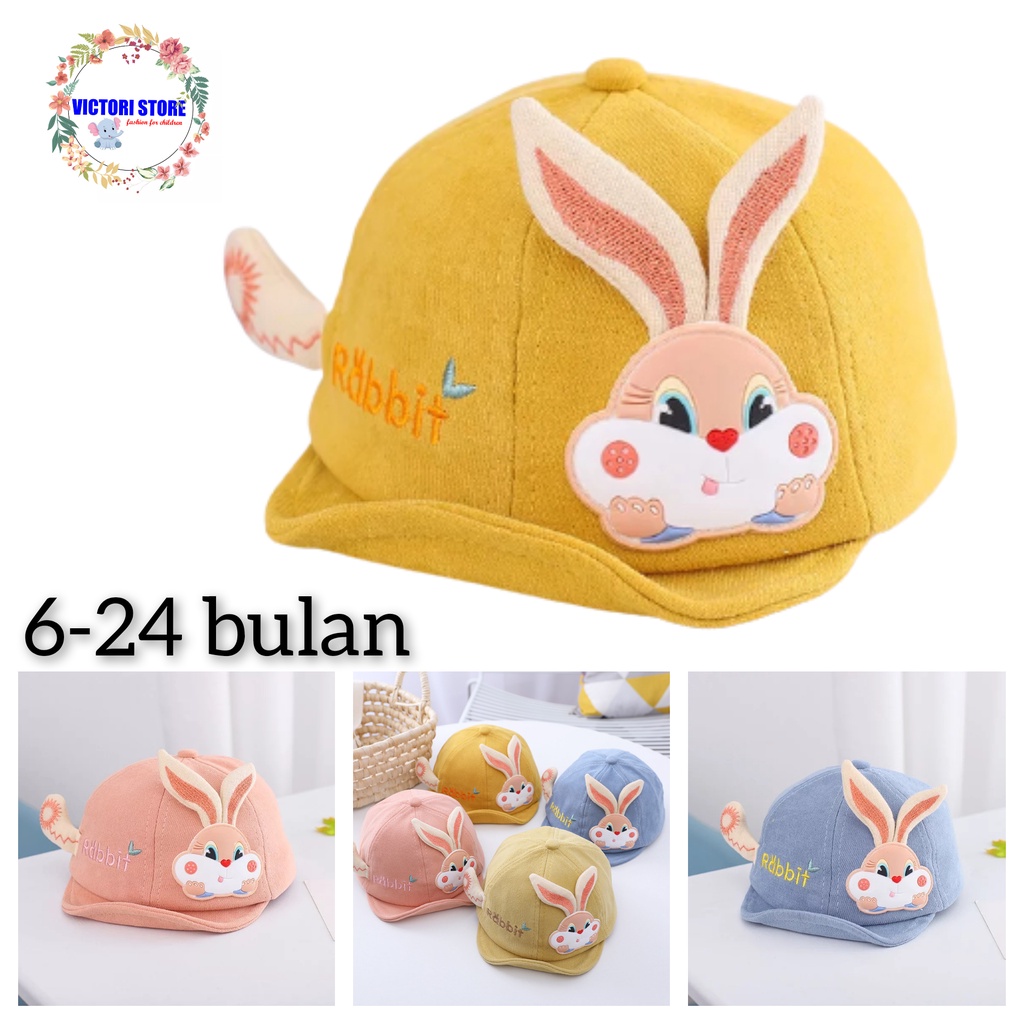 Topi Anak Bayi Perempuan KAI Fashion Cap Hat Cute Import