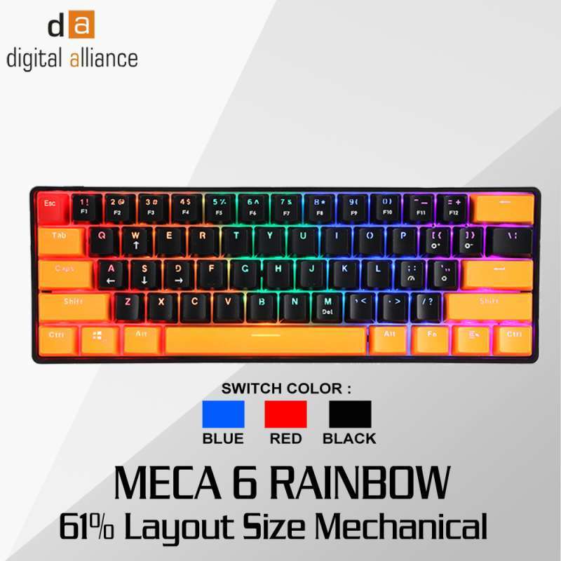 Digital Alliance MECA 6 Keyboard Gaming Type C | ITECHBALI