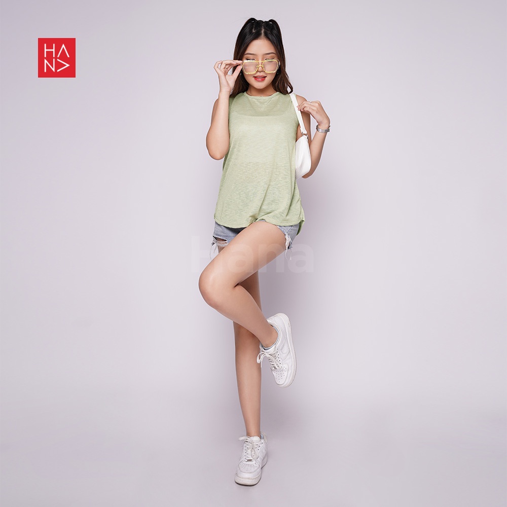 HanaFashion JKT - Louisa Tie Back Tank Top Wanita - TT279