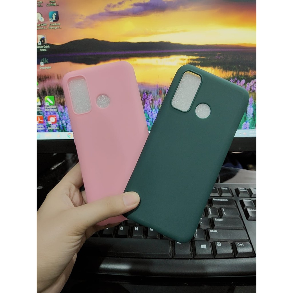 TPU MACARON Infinix Hot 9 6.6 Inchi Softcase Silicon Candy Anti Noda No Logo Full Cover